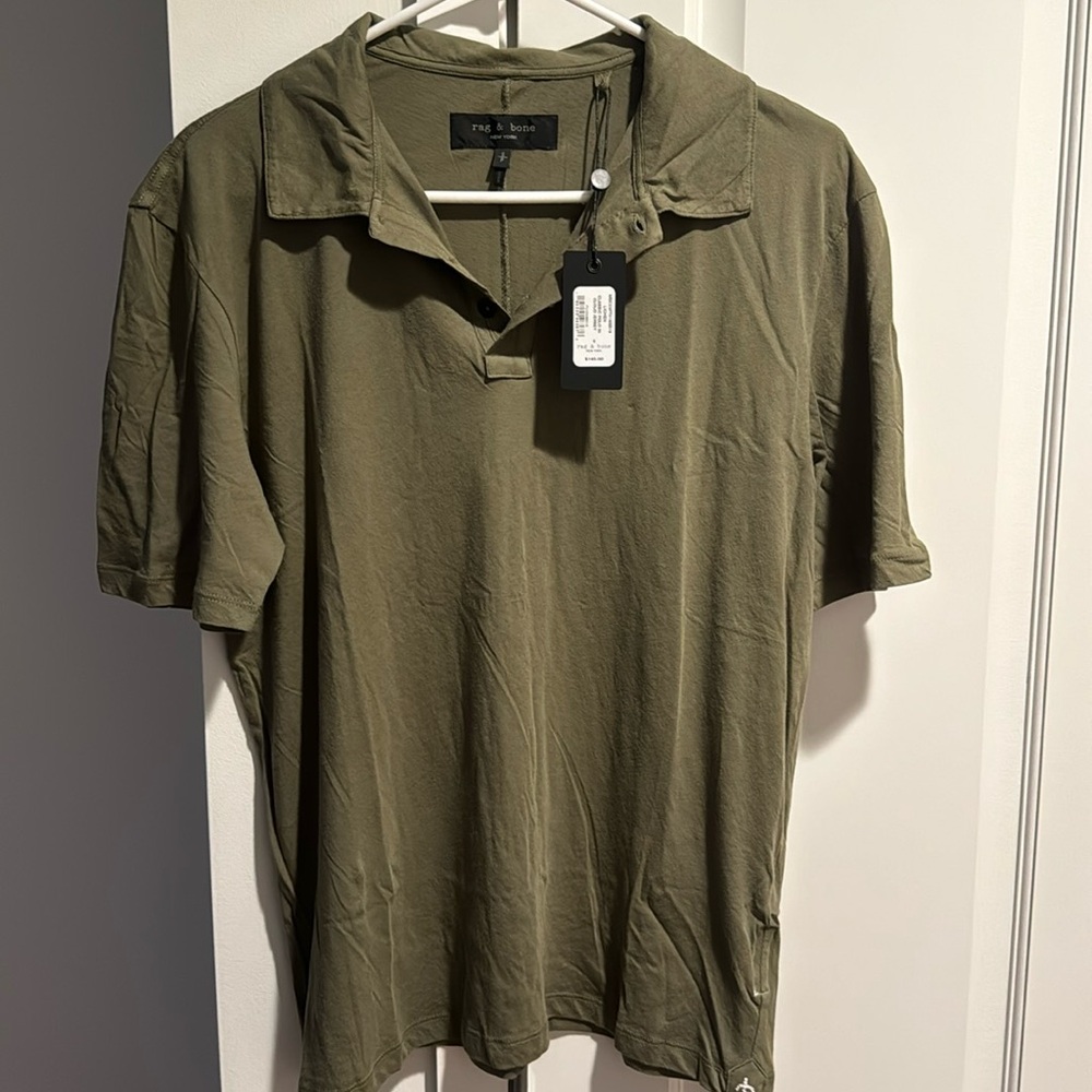 Rag and Bone Classic Cloud Jersey Polo